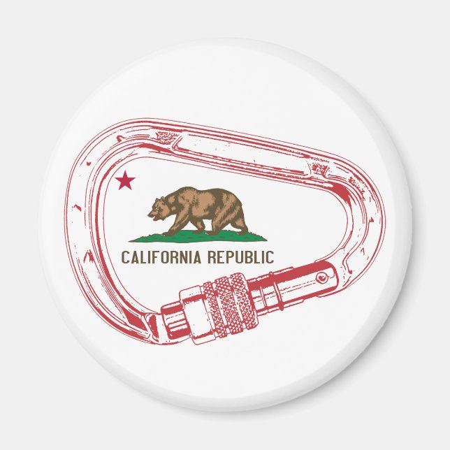 California klätting Carabiner Magnet (Framsidan)