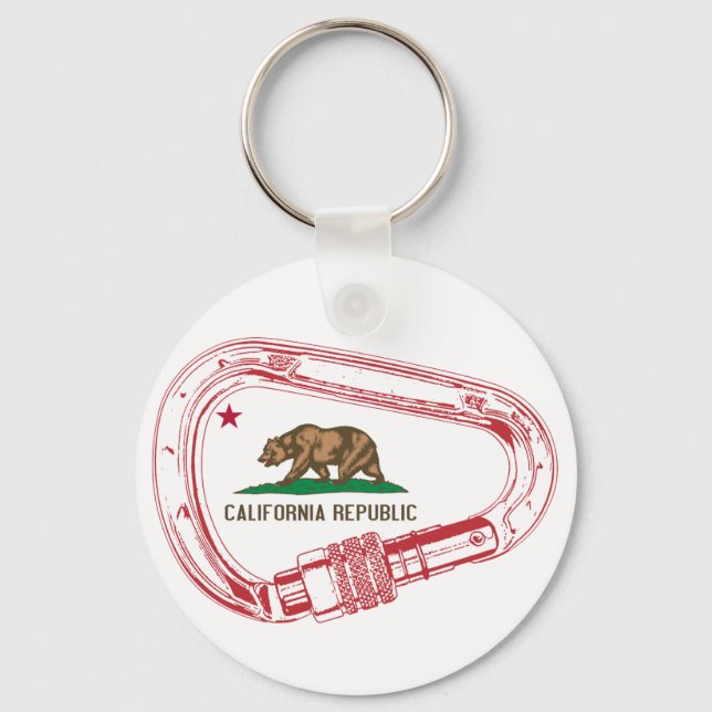 California klätting Carabiner Nyckelring (Framsida)