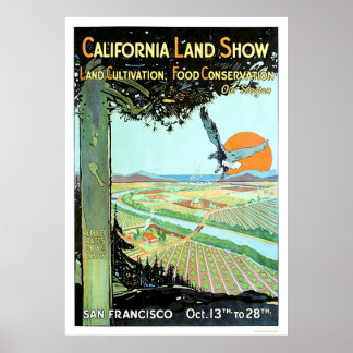 California Land Show i San Francisco Poster