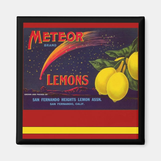 California Lemons Vintage Magnet (Framsidan)