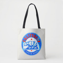 California Life Tote Bag Tygkasse