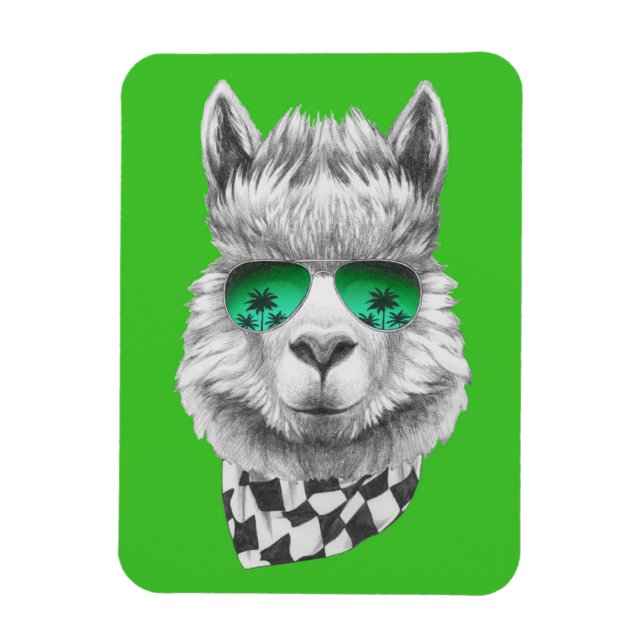 California llama magnet (Vertikal)