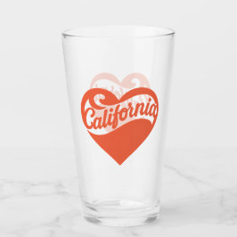 California Love etsglas Glaskopp