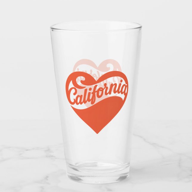 California Love etsglas Glaskopp (Framsida)