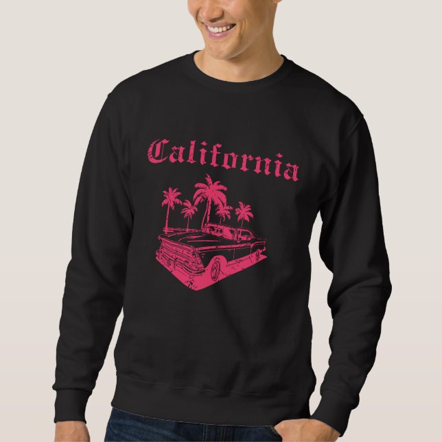 California Lowrider Lång Ärmad Tröja (Framsida)