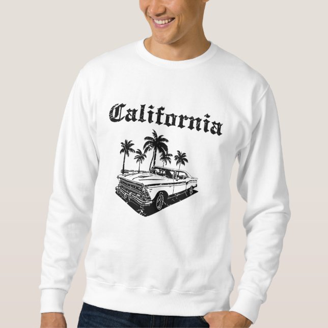 California Lowrider Lång Ärmad Tröja (Framsida)