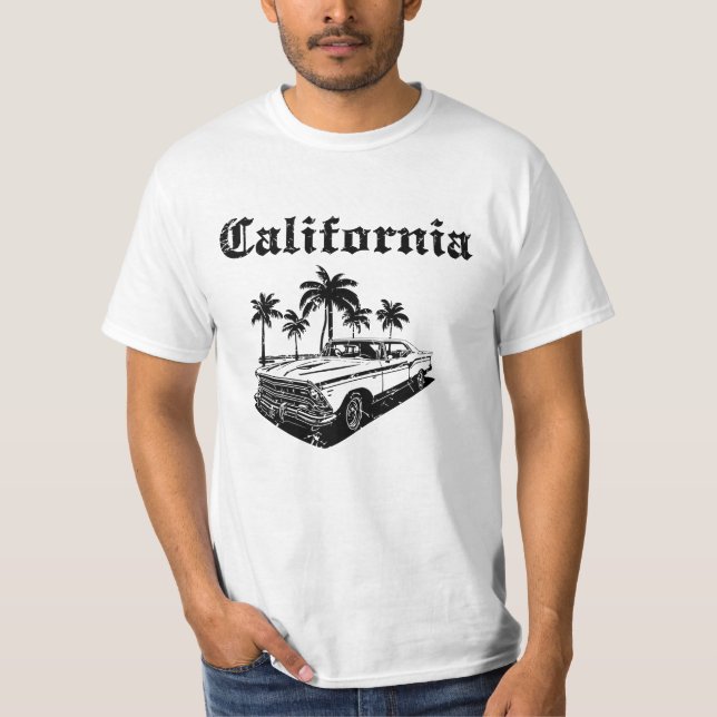 California Lowrider T Shirt (Framsida)