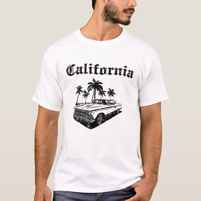 California Lowrider T Shirt (Framsida)