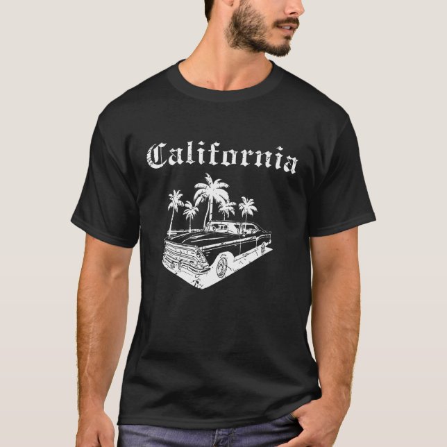 California Lowrider T Shirt (Framsida)