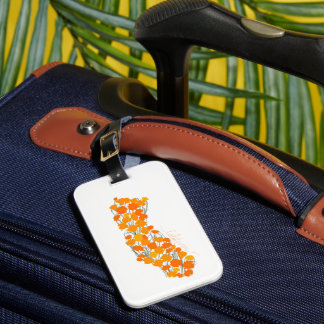 California Luggage Tag Bagagebricka