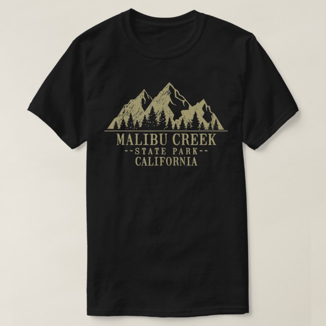 California Malibu Bäck State Park T Shirt (Design framsida)