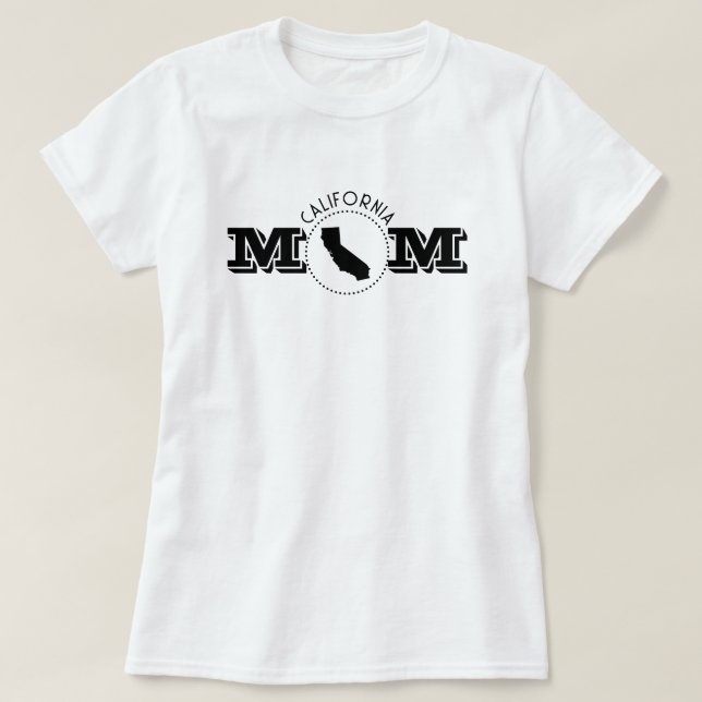 California Mamma  T Shirt (Design framsida)