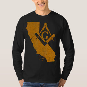 California Mason Grand Lodge Masonic F&AM Far T Shirt