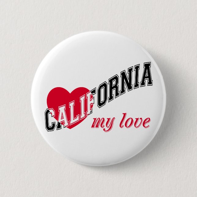California my kärlek knapp (Framsida)
