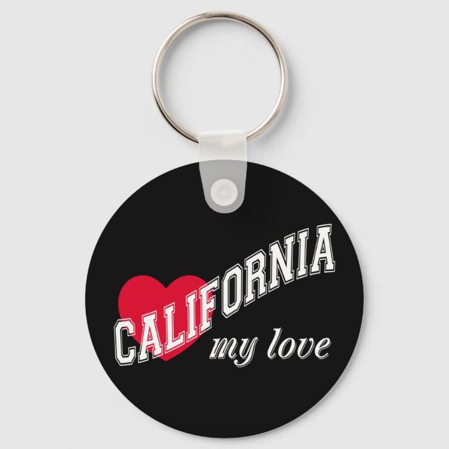 California my kärlek nyckelring (Framsida)