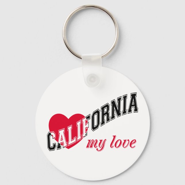 California my kärlek nyckelring (Framsida)