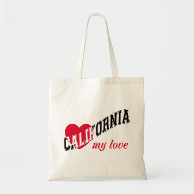 California my kärlek tygkasse (Framsidan)