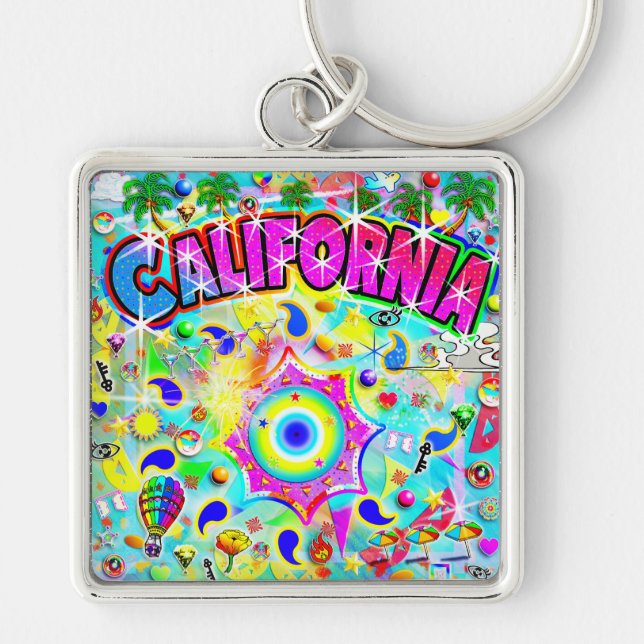 California Mystic Dance Nyckelring (Framsidan)