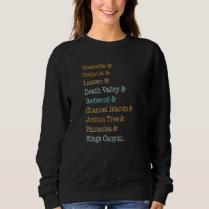 California National Parker List Vintage Yosemite S T Shirt