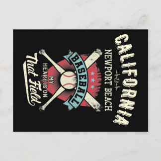 California Newport Beach Baseball Vykort