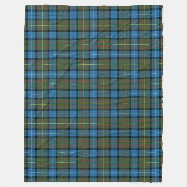 California officiell state tartan fleecefilt (Framsidan)
