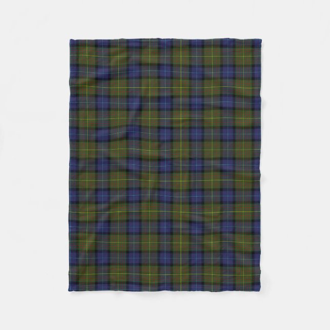 California officiell state tartan fleecefilt (Framsidan)