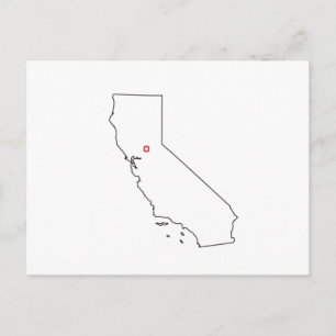 California Outlyner Karta Vykort
