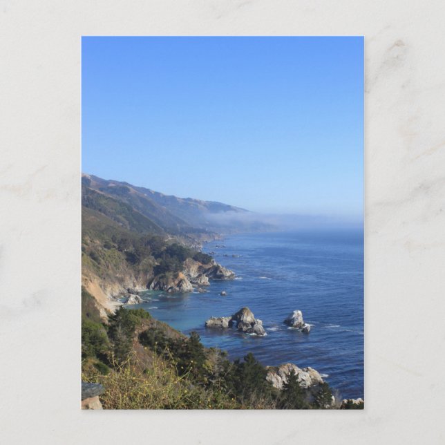California Pacific Kusten Highway Vykort (Framsida)
