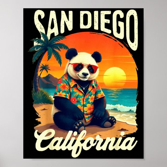 California Panda Zoo San Diego New Year 2025 Famil Poster (Framsidan)