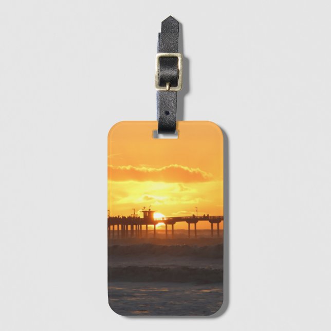 California Peer vid Sunset Bagagebricka (Framsida vertikal)
