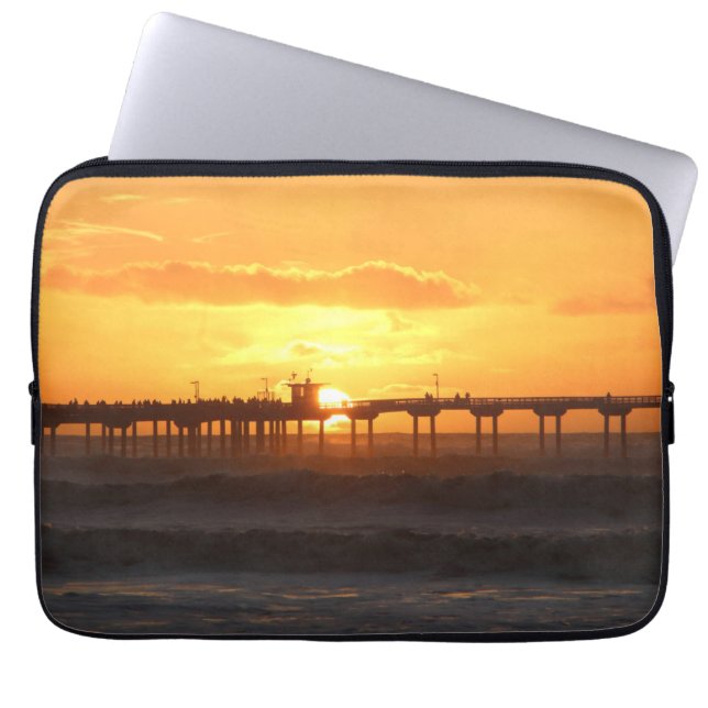 California Peer vid Sunset Laptop Fodral (Framsidan)