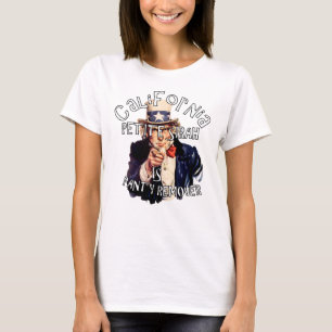 California Petite Sirah är byxremover Uncle Sam T Shirt