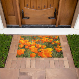California Poppies Doormat