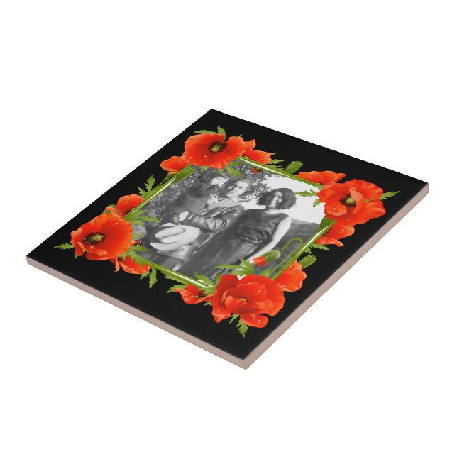California Poppies Tile Kakelplatta (Sidan)