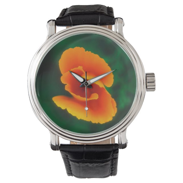 California Poppy Armbandsur (Framsida)