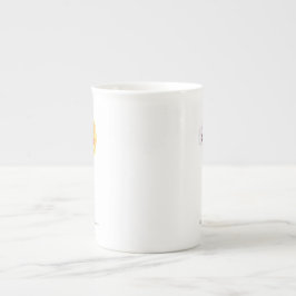 California Poppy Bone China Mugg Benporslin Mugg