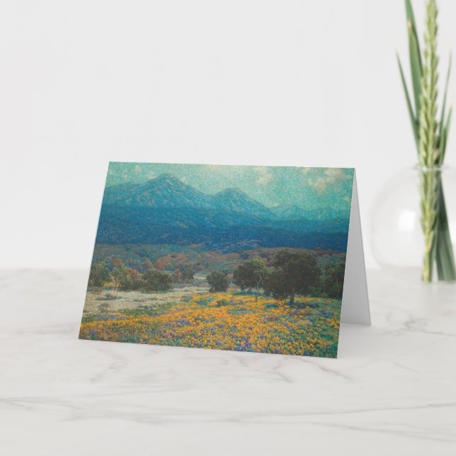 California Poppy Fält | Granville Redmond Kort (Framsida)