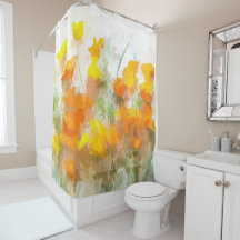 California Poppy Impressionistic Art