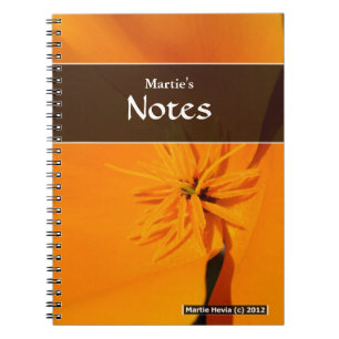 California Poppy Notebook Anteckningsbok