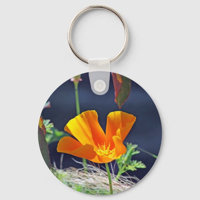 California Poppy Nyckelring (Framsida)