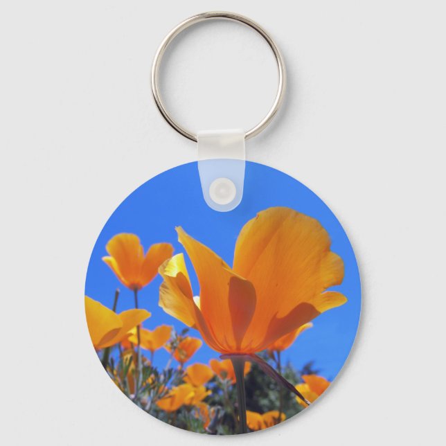 California Poppy Nyckelring (Framsida)