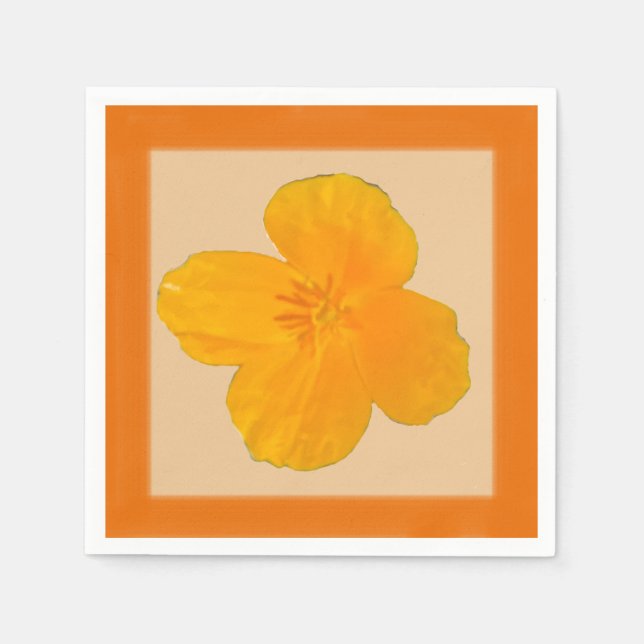 California Poppy Pappersservett (Framsidan)