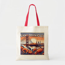 California Poppy & SF Skyline Pride-handväskan