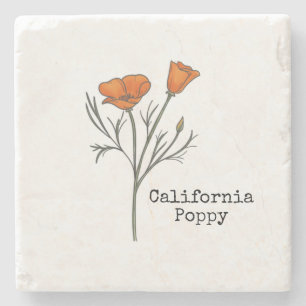 California Poppy Stenunderlägg