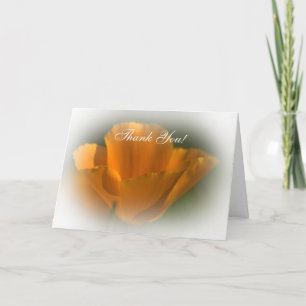 California Poppy - tackkort