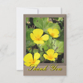 California Poppy - tackkort Tack Kort