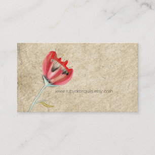 California Poppy Visitkort