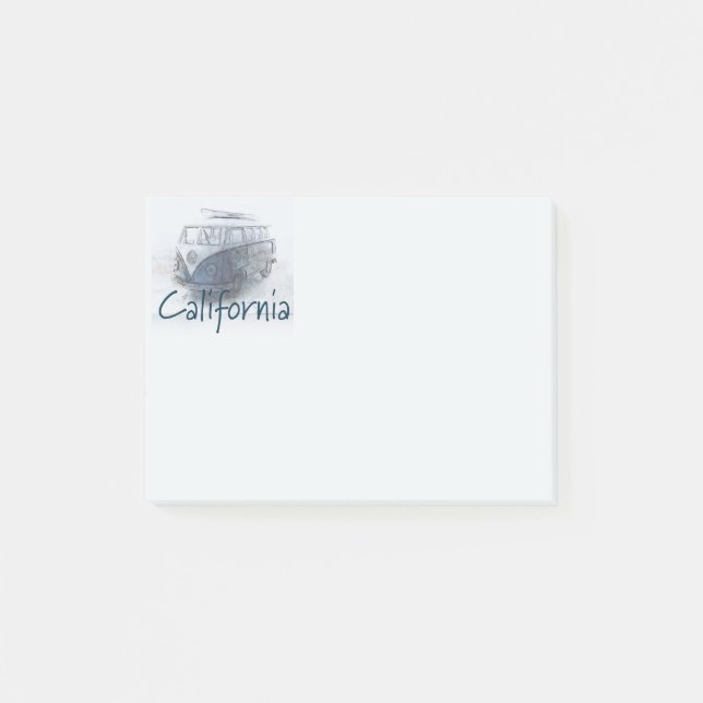 California Post-it Notes Block (Framsida)