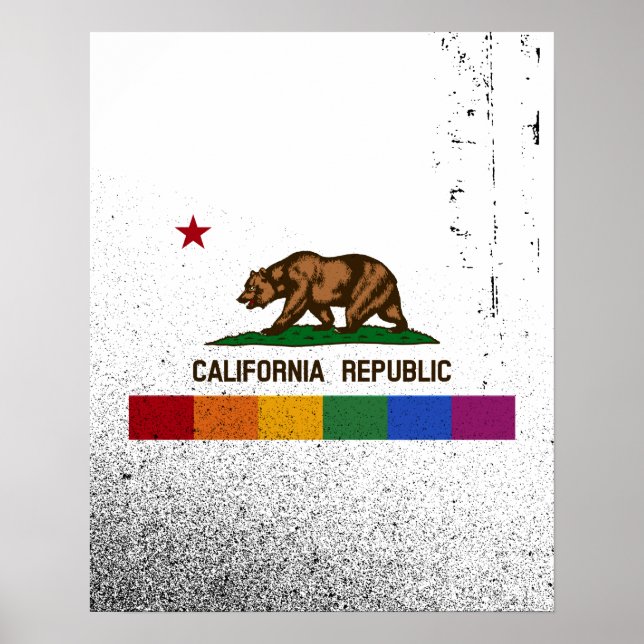 CALIFORNIA PRIDE FLAGGA -.png Poster (Framsidan)