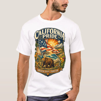 California Pride Golden State Forever T-shirt